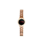 Digital Watch With Rosegold Chain